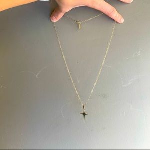Miranda Frye Gold Plated Cross Necklace
